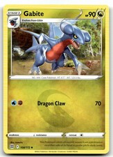Gabite 108/172 Uncommon Brilliant Stars Pokemon Moderately Played
