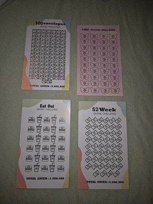 100 Envelope, 52 Wochen Und 2 Weitere Challenges