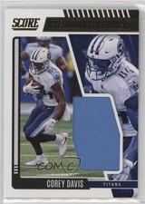 2022 Score Freshman Flashbacks Relics Corey Davis #FF14 12z3