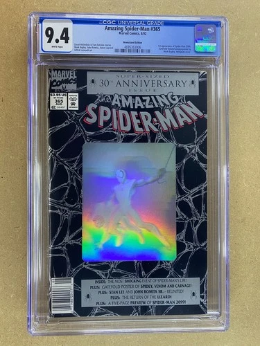 The Amazing Spider-Man #365 Newsstand Variant, CGC 9.4