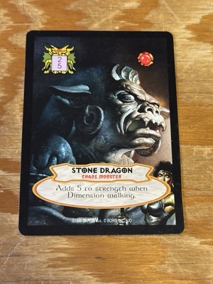 Stone Dragon - Hyborian Gates CCG card (1995 Cardz) Boris Vallejo TCG