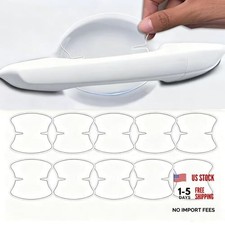 -Pack Car Door Handle Protector Film, Clear Anti-Scratch Door Bowl Guards, 10