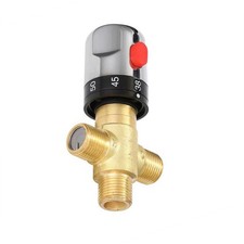 Thermostatic Mixing Valve G1/2 DN15 For Shower Bath With Safety Control Device