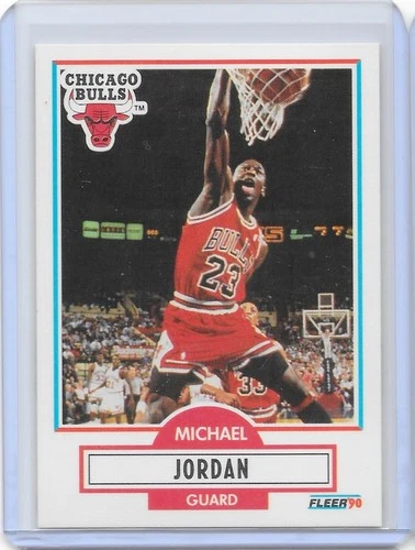 1990/91 FLEER BASKETBALL MICHAEL JORDAN CARD #26