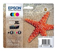 Epson 603XL C13T03A64010 Originale Druckerpatronen Schwarz, Cyan, Magenta, Gelb
