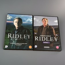 Ridley Series 1 & 2 DVD. Complete. 4 Discs. Adrian Dunbar. Superb Condition.