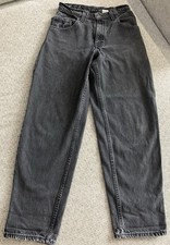 Levis 560 USA Made Jeans Denim Men 32x30 Black Loose Fit Tapered Leg Vintage