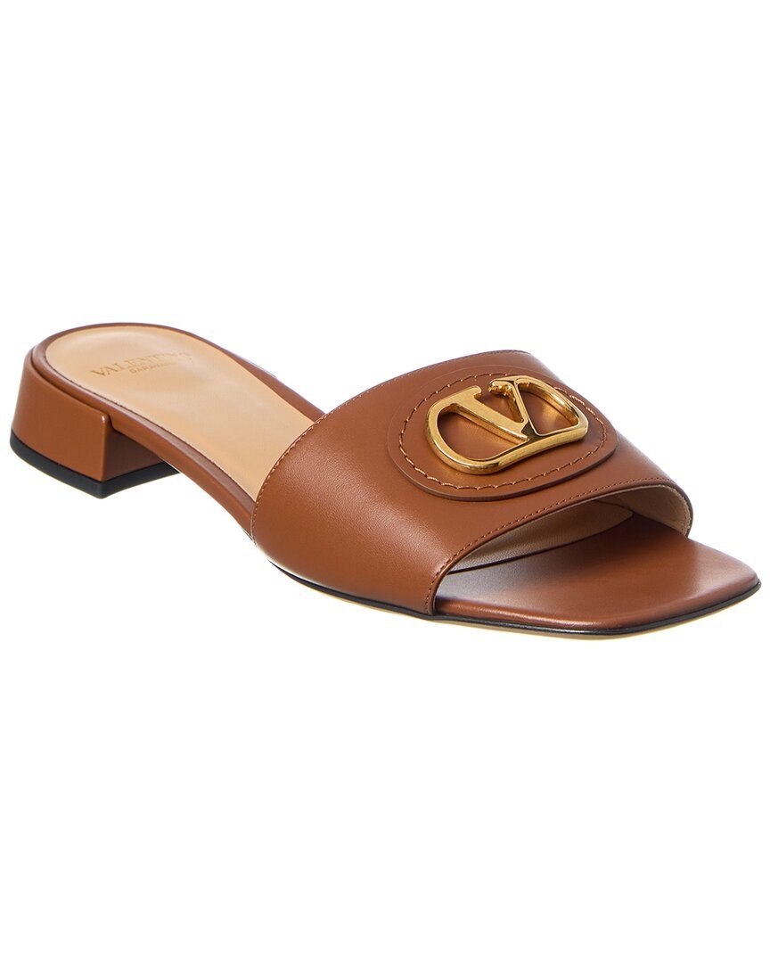 Valentino Vlogo Signature Leather Sandal Women's