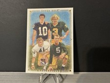 2008 UD Masterpieces #95 Fighting Irish FREE SHIP Joe Montana Theismann Hornung