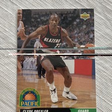 Upper Deck 1992-93 All-Division Team Clyde Drexler AD20 Trail Blazers Card