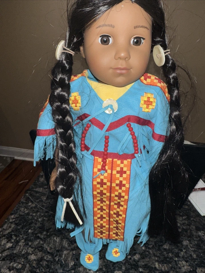 American Girl Kaya 18 Inch Doll In POW WOW Celebration Outfit EUC - Image 4 of 4