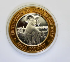 Scarce RAM Gold Country Motor Inn .999 Fine Silver Strike Token - Elko, NV