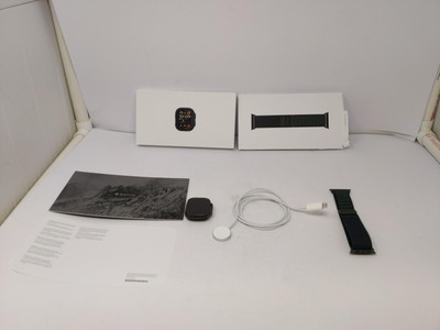 Apple Watch Ultra 2 [gps + Cellular, 49mm] Black Titanium Case With Green Alpine