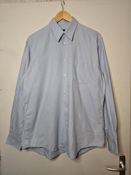 Men Kenzo Shirt Blue Cotton 40 /L / 48 #4FZD