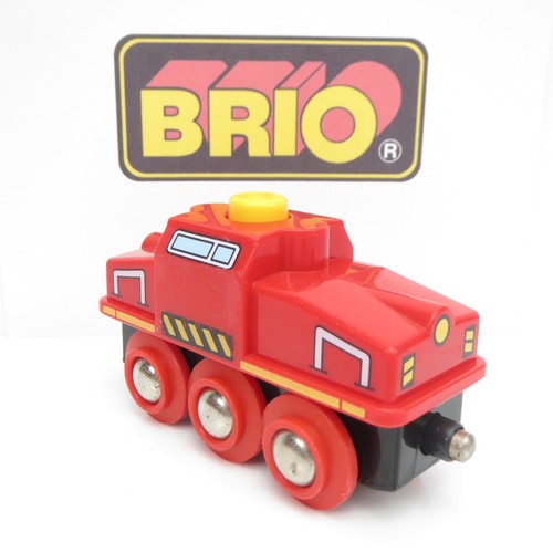 Push & Play Switching Engine Vintage BRIO Wooden Railway