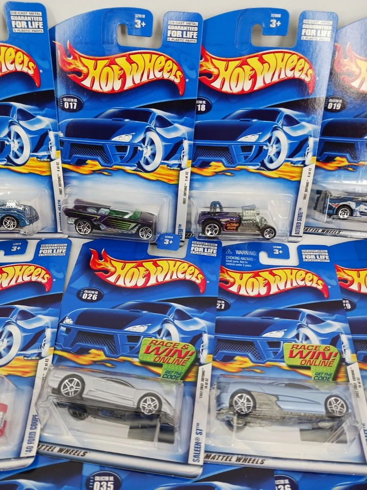 Hot Wheels 2002 1-е издание лот 35 автомобилей без дубликатов Toyota Nissan Cooper новый - Изображение 4 из 4