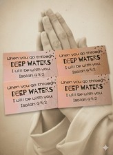 4 Bible Verse Mini Scripture Inspirational Christian Gifts Encouragement Cards.