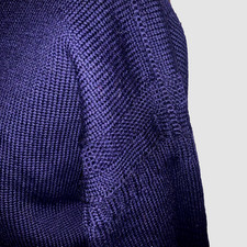 UNISEX 42 NAVY BRITISH WOOL GUERNSEY UNISEX SWEATER New! Woollen