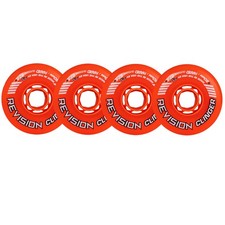 Revision Roller Hockey Wheels Outdoor Clinger 82A - 4-Pack - Choose Size