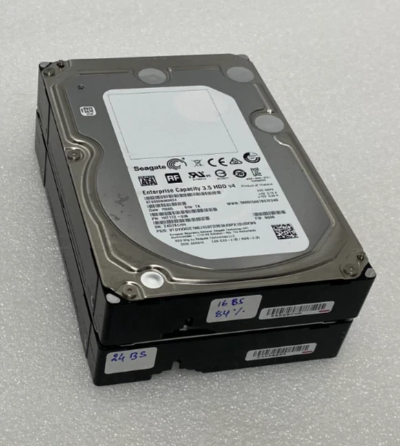 2x Seagate Enterprise ST6000NM0104 6TB 3.5" SAS Hard Drive 16 & 24 bad sector
