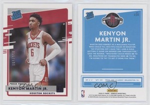 2020-21 Donruss Rated Rookies Press Proof Purple /199 Kenyon Martin Jr Rookie RC