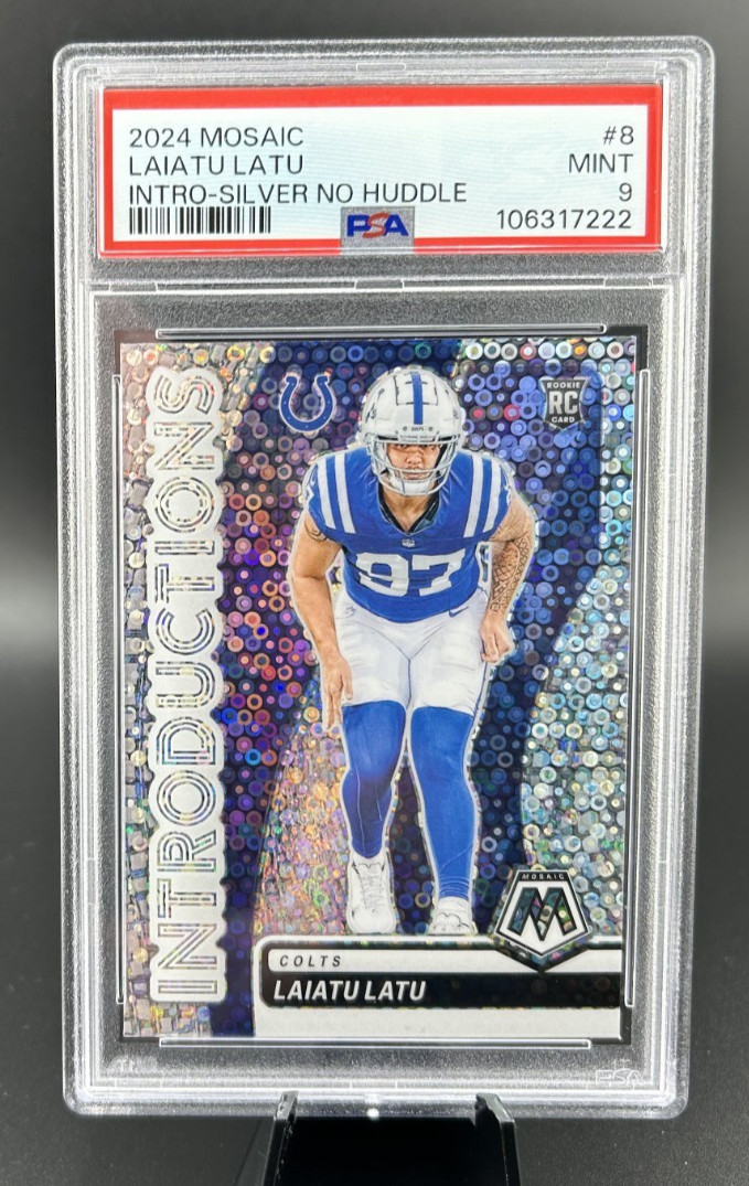 Laiatu Latu Panini Mosaic Introductions #8 Silver No Huddle