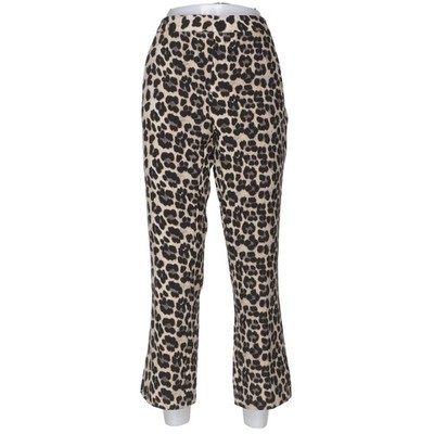 Zara Basic, Hose, Größe: L, Beige/Schwarz/Mehrfarbig, Elasthan/Polyester #Kh2