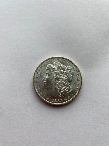 1885-O   Morgan Silver Dollar, BU nice coin