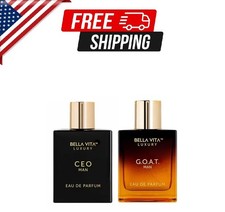 BellaVita Luxury Sigma Male CEO Man GOAT Man Perfume Cologne for Men 2x100ml