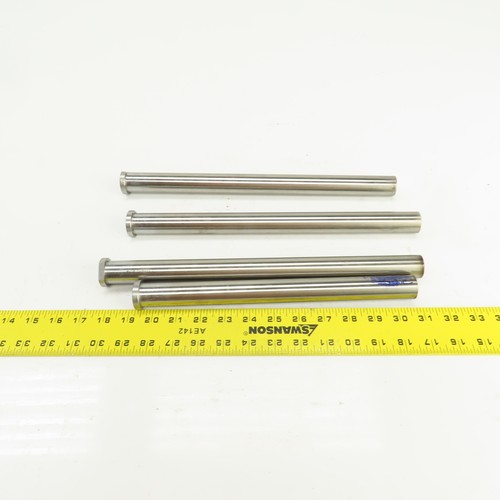 PCS DNP47T Straight D-Headed Ejector Pin Nitrided 1" Dia. X  11-1/4" L Lot Of 4