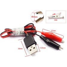 Alligator Test Lead Clip To Banana Plug Test Clips to USB Alligator Test Clips W