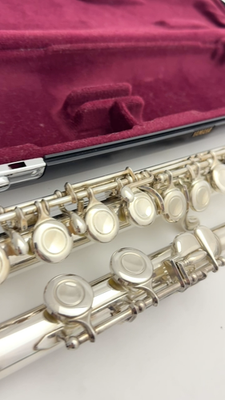YAMAHA YFL-311 II Silver Head joint Flute With Hard Case + Bag