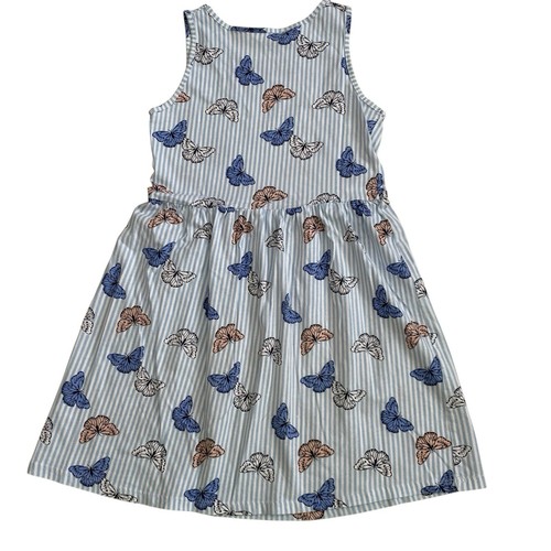 Bundle of 3 Girls Patterned Jersey Dress Butterfly Floral Unicorn Print Sz 8/10 - Bild 6 von 11