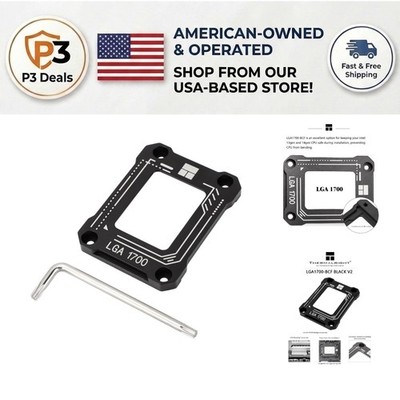 Aluminum CPU Bending Correction Bracket for Intel 12th/13th Gen | Easy Install