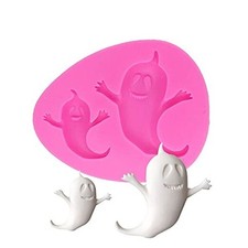 Ghost Shape Silicone Molds for Halloween Cake Decorating Tools DIY Chocolate