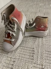 Converse Chuck Taylor All Star Move Platform High 'Rainbow Ombre' Kids size 1