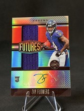 2023 Panini Legacy - Futures Dual Patch  Zay Flowers #FDA-6 /249 (AU, MEM, RC)