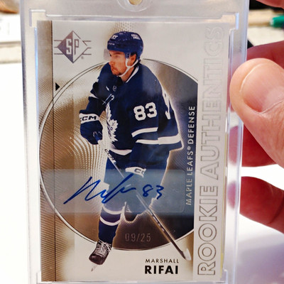 Upper Deck 2024-25 SP Hockey Marshall Rifai Maple Leafs #130 RC Auto 09/25