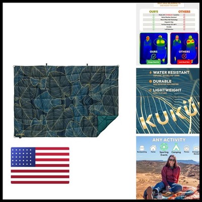 - Outdoor Camping Blanket Puffy Blanket Primaloft Insulation