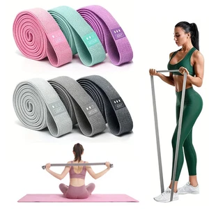 3-piece yoga longue résistance tricoté bande d'entraînement de résistance stretch fitness elas