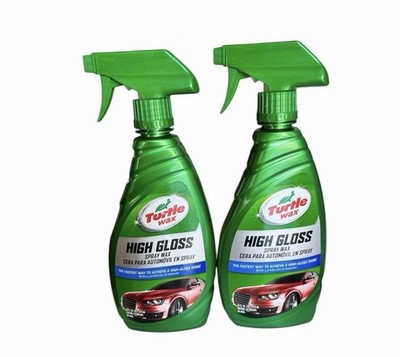 Turtle Wax High Gloss Spray Wax 16oz Lot of 2 Bottles Car Shine Polish Detail