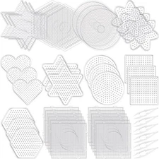 Beading Supplies - Large Clear Pegboards for 5mm Fuse Bead Projects