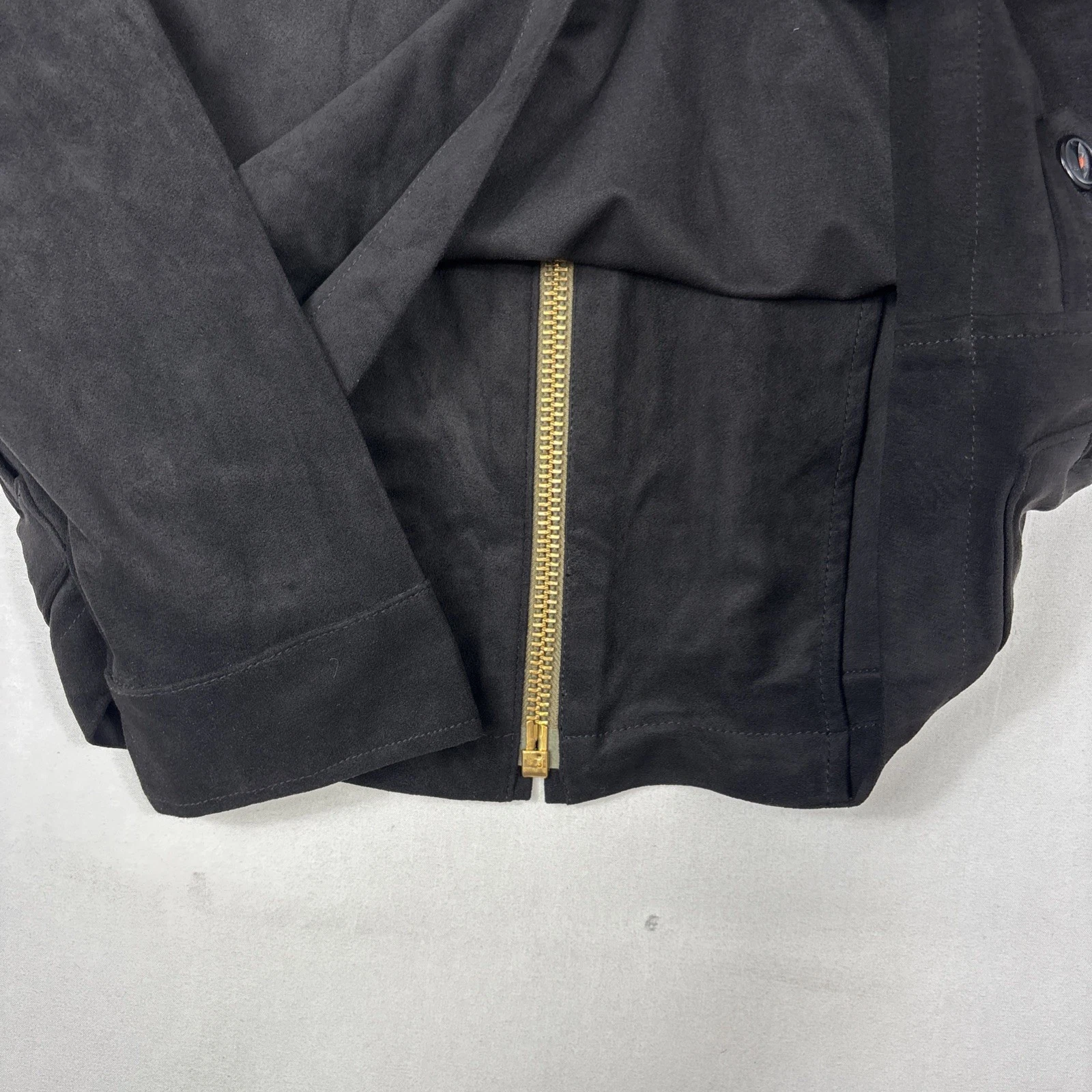 Hiroshi Kato The Propeller Velour Knit Jacket Men's S Jet Black Velvet NEW $458 - product detail image 14