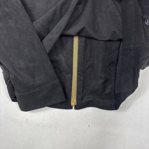 Hiroshi Kato The Propeller Velour Knit Jacket Men's S Jet Black Velvet NEW $458 image 14