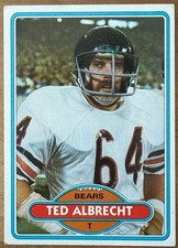 ungraded Ted Albrecht #519 1980 Topps Chicago Bears football card
