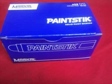 New PACK OF 12 Markal RED Paintstik Solid Paint Marker Paint Crayon Tire Metal