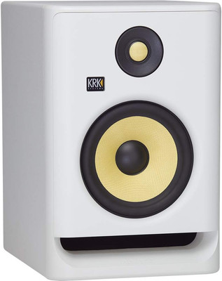 RP7 Rokit 7 G4 Professional Bi-Amp 7'' Powered Studio Monitor, White Noise