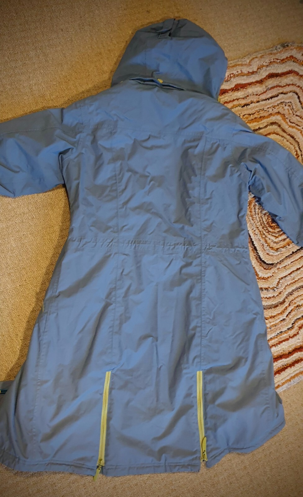 Seasalt Janelle Warm Waterproof padded Rain Coat Jacket 10 Blue Long