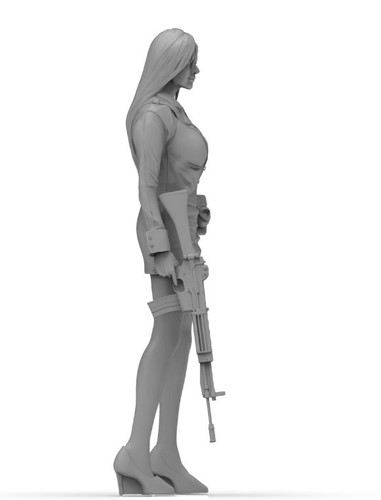 ZLPLA Genuino 1/24 Niñas en Acción Elsie Figura Conjunto Modelo Kit GC-005 - Imagen 8 de 11