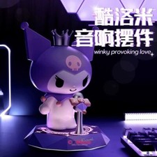 Kuromi Microphone Stage Version 5.2 Wireless Bluetooth Audio Speaker Decoration